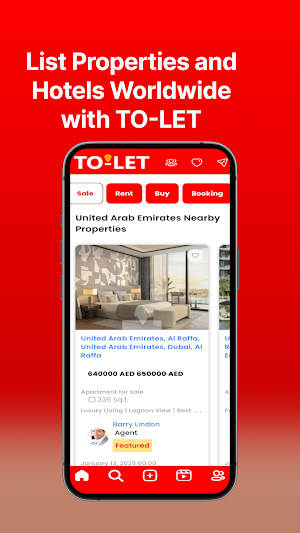 TO-LET Real Estate & Booking Screenshot 0