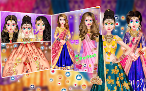 Indian Stylist Bride Dress up & Makeup Beauty Game Screenshot 3