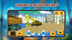 Excavator Crane Game Screenshot 1
