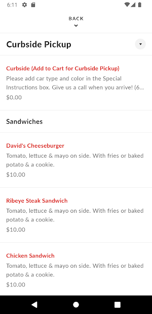 David's Steakhouse Screenshot 2