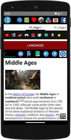Medieval/Middle Ages - History Screenshot 1