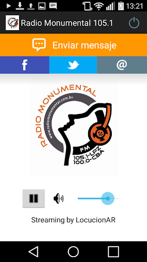 Radio Monumental 105.1 Screenshot 1