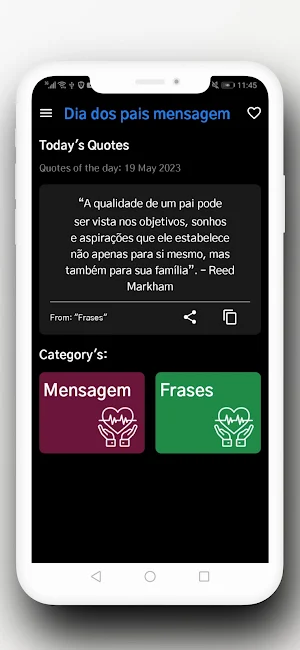 mensagem do dia dos pais Screenshot 2