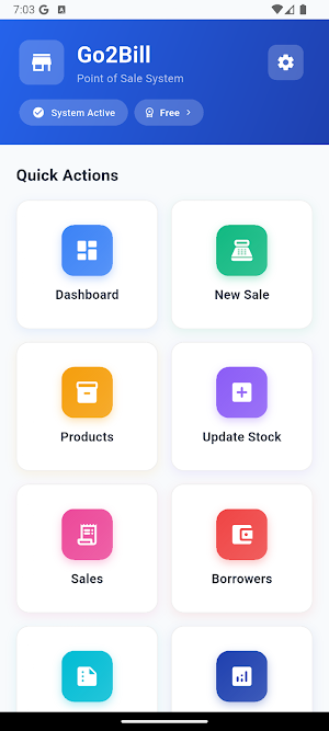 Go2Bill - Billing & Inventory Screenshot 0