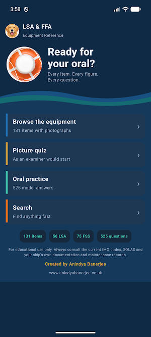 Marine Safety Appliances Screenshot 0
