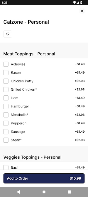 Peoples Choice Pizza Screenshot 2