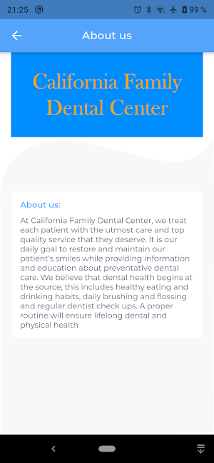 California Family DentalCenter Screenshot 2