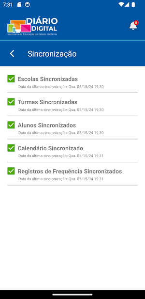 Diário de Classe Digital - BA Screenshot 3