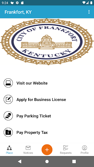 City of Frankfort, Kentucky Screenshot 0