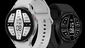 Functional LCD White Wear OS Screenshot 3