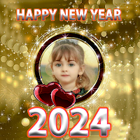 New Year 2024 Photo Frame