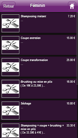 Domiline Coiffure Screenshot 1