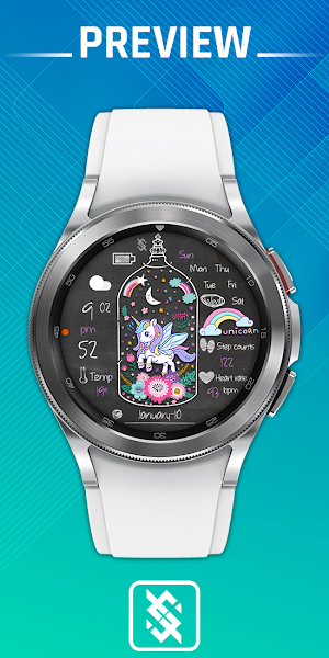 BFF113- Blackboard Art Unicorn Screenshot 0