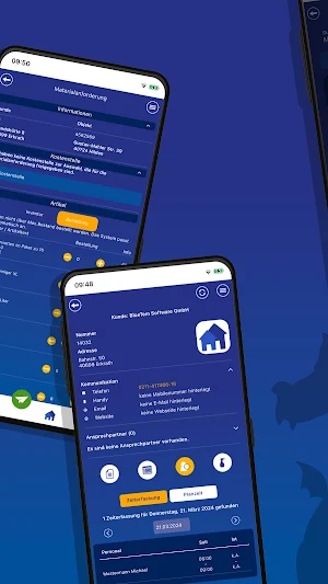 BlueTem Objektleiterverwaltung Screenshot 1