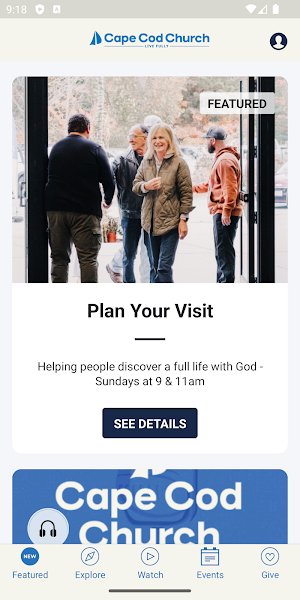 Cape Cod Church App Screenshot 0