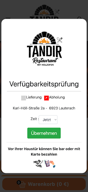 Tandir Restaurant Lauterach Screenshot 2