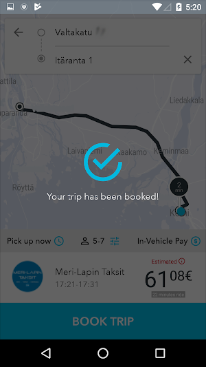 Meri-Lapin Taksit Screenshot 2