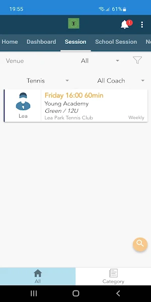 Lea Park Tennis Club Screenshot 2