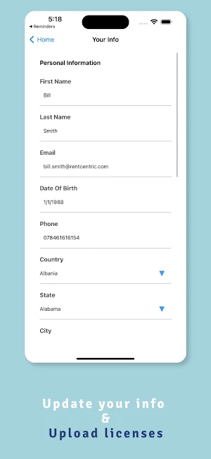 Mobile Pre-Check-in Screenshot 2