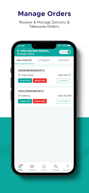 Order Notification App Screenshot 1
