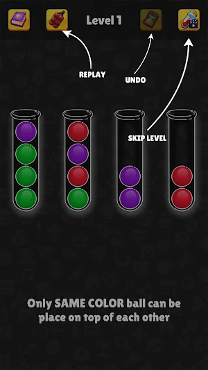 Marble pong ball sort Screenshot 0