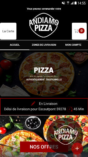 ANDIAMO PIZZA Screenshot 1