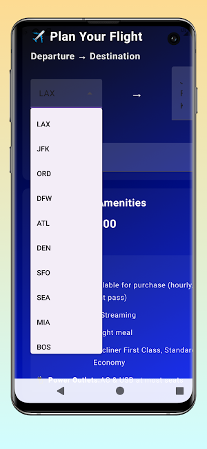 Plane Seats Screenshot 2