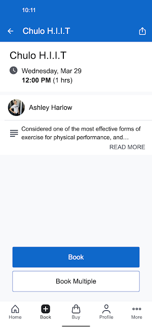 ChuloFit Training Studio Screenshot 2