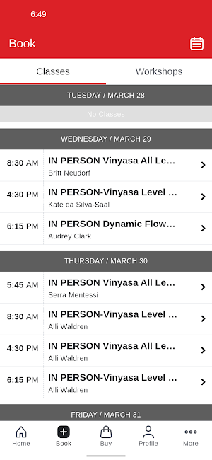 One Flow Yoga Screenshot 1