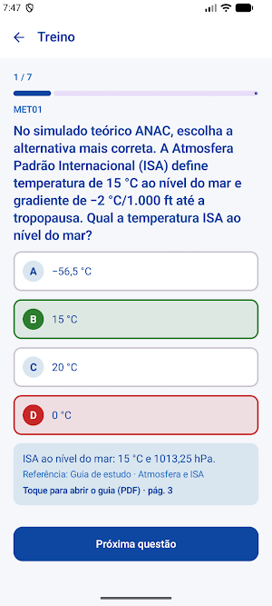 Banca ANAC 2026 Simulado Screenshot 1