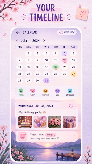 My Diary: Journal ,Mood & Lock Screenshot 3