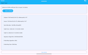 Cert Tool Screenshot 1
