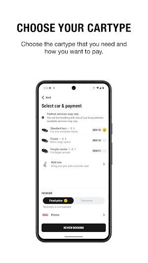 Svea Taxi Screenshot 1
