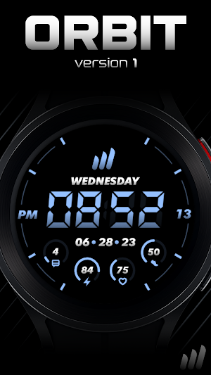 NW Orbit Wear OS Watch Face Screenshot 0