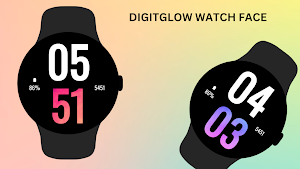 DigitGlow Watch Face Screenshot 1