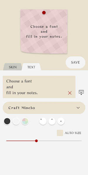 Cute Note Widget Screenshot 3