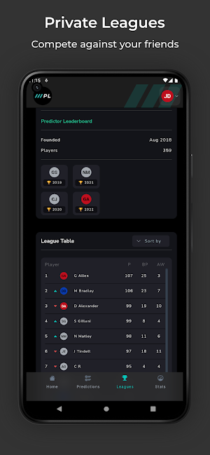 Predictor League Screenshot 2