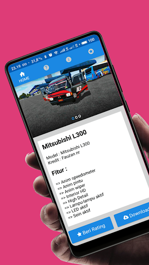 Mod BUSSID : Mobil Mitsubishi L300 Terbaru 2020 Screenshot 1