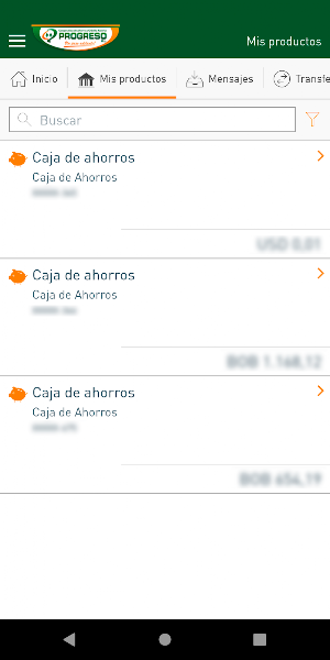 PROGRESONET MÓVIL Screenshot 2