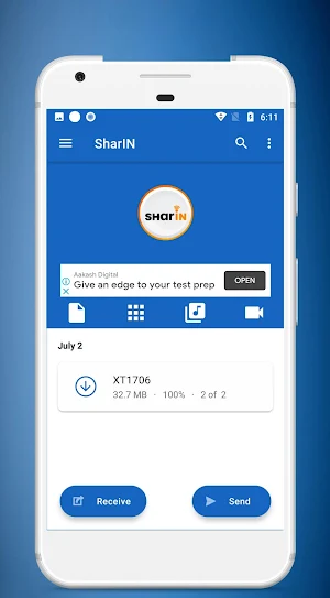 SharIN - File Sharing & Data T Screenshot 0
