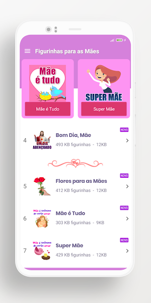 Figurinhas para as Mães Screenshot 3