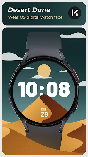 Desert Dune Watch Face Screenshot 0
