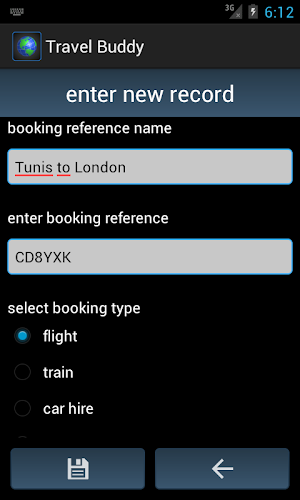 Travel Buddy Screenshot 2