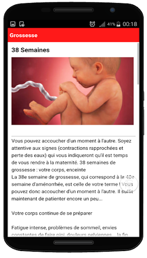 Grossesse semaine par semaine Screenshot 0