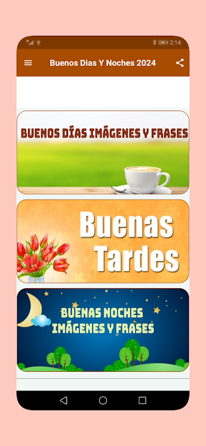 Buenos días tardes noches 2024 Screenshot 0