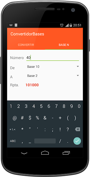 Base Converter Screenshot 2