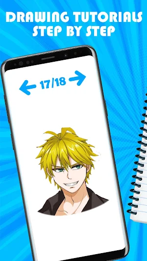 Draw Anime Step By Step Screenshot 0