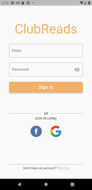 ClubReads Screenshot 0