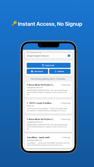Temp Mail by tempmail.fish Screenshot 3
