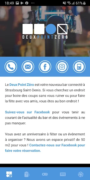 DeuxPointZero - Bar à Paris Screenshot 0